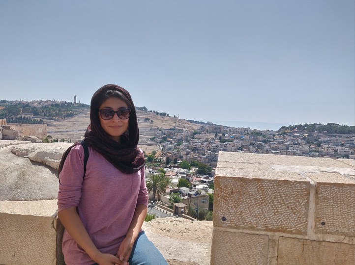 Christina in Israel pic